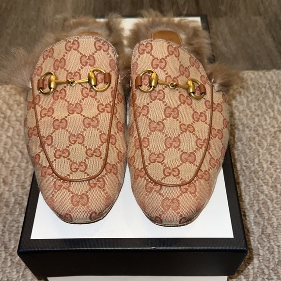 Gucci Princetown Fur Lined Slipper